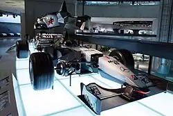 McLaren MP4/14, zum Teil zerlegt (Mercedes-Benz Museum)