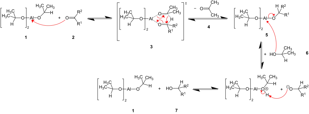 Mechanismus der Meerwein-Ponndorf-Verley-Reduktion