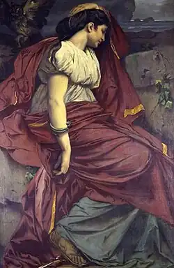 Anselm Feuerbach: Medea mit dem Dolche, 1871, Kunsthalle Mannheim