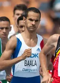 Mehdi Baala, 2008 Olympiadritter, 20039 Vizeweltmeister und zweifacher Europameister (2002/2006), wurde Neunter