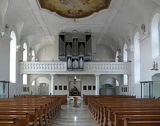 Blick auf die Orgel (bis 2013)