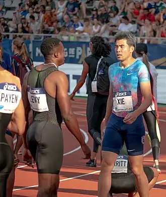 Xie Wenjun (rechts) – ausgeschieden als Sechster des zweiten&nbsp;Vorlaufs