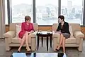 Mit Carrie Lam, Chief Executive of Hong Kong, 2015