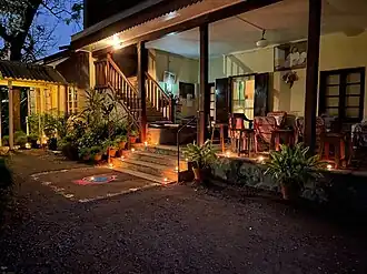 Mandali-Haus in Meherazad, Ahmednagar, Indien