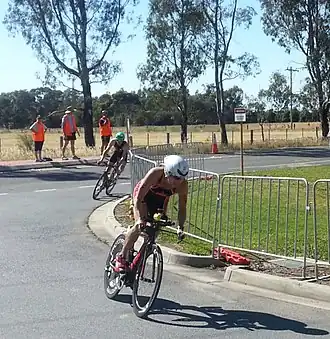 Melanie McQuaid im Ironman 70.3 Shepparton (2013)