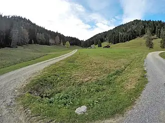 Melcherstefflalm unterhalb des Vogelkopfes (rechts)