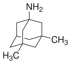 Strukturformel von Memantin