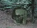 Gedenkstein für Robert Glutz in der Verenaschlucht (Aufnahme 2010)