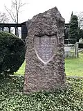 Gedenkstein Albert August Isaacs auf dem Nordfriedhof Düsseldorf