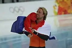 Michel Mulder bei den Olympischen Winterspielen 2014 in Sotschi