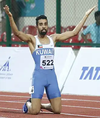 Abdulaziz al-Mandeel – ausgeschieden als Fünfter in&nbsp;13,63&nbsp;s