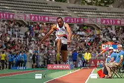 Hugo Mamba-Schlick Rang zehn mit 16,15&nbsp;m