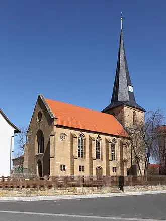 Die Kirche in Mendhausen