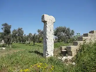 Der taukreuzartige Menhir von Vardare