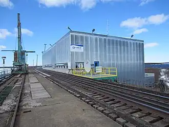 Kraftwerkshaus von außen