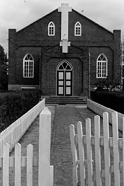 Kirche der Siedlung Neuland (1987).