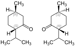 Strukturformel von Menthon