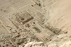 Tempel des Mentuhotep II. von oben