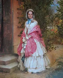 Frau in Krinoline (1848)