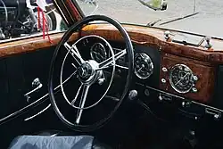 Hupring als Blinker­schalter in Mercedes-Modellen der 1950er-Jahre