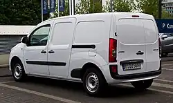 Citan Kastenwagen, Heckseitenansicht
