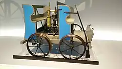 Motordraisine von 1893 im Mercedes-Benz-Museum