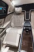 Sitz im Fond des S 650