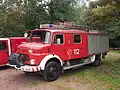 Heute noch anzutreffender Kurzhauber der 1980er Jahre: Löschgruppenfahrzeug 16 auf Fahrgestell des Mercedes-Benz LAF 1113