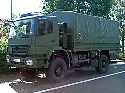 Axor 1829 A 4×4 als Militärfahrzeug