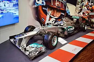 Mercedes F1 W03 (Michael-Schumacher-Ausstellung der DVAG in Marburg)
