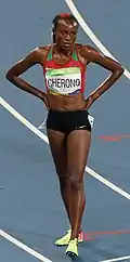 Mercy Cherono als&nbsp;Fünfte