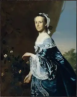 Mercy Otis Warren, amerikanische Schriftstellerin, Öl auf Leinwand
