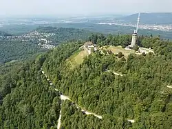 Luftaufnahme vom Merkur mit Blick ins Murgtal