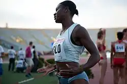 Als Vierte ihres Vorlaufs reichte es für die inzwischen für Slowenien startende Merlene Ottey nicht in die nächste&nbsp;Runde