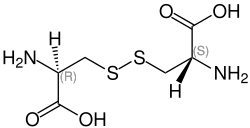 Strukturformel von meso-Cystin