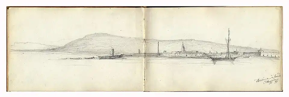 1. Mai 1876. Messina. Hafen