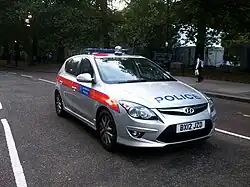 i30 als Polizeifahrzeug der Metropolitan Police Service