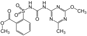 Strukturformel von Metsulfuronmethyl