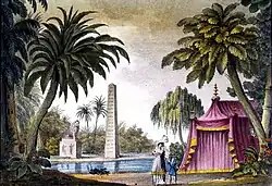 Akt I, Szene 2 in der Oper Il Crociato in Egitto von Giacomo Meyerbeer, 1824 / 1826