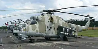 Die Mi-24D des KHG-67 mit der Nummer 521 stürzte am 3. Juni 1982 bei Briest in die Havel, wurde geborgen und diente anschließend an der Militärtechnischen Schule der Luftstreitkräfte/Luftverteidigung „Harry Kuhn“ als Lehrstück.