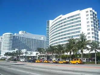Ansicht von der Collins Avenue