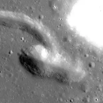 Michael (LRO-Aufnahme)