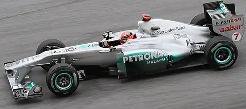 Michael Schumacher beim Großen Preis von Malaysia 2011