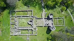 Luftaufnahme Michaelskloster von oben