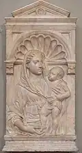 Madonna mit Kind, Marmor, Bargello (Bargello Sculture 473), Florenz