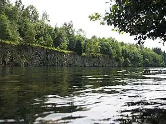 Der größere der beiden Michelskopfseen am Michelskopf