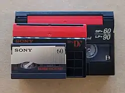 MicroMV, MiniDV und Digital8