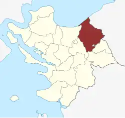 Lage des Brenderup Sogn in der Middelfart Kommune