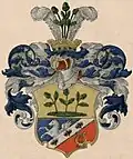 1. Familienwappen des livländischen Zweiges (1841)