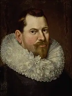 Michiel van Mierevelt: Porträt eines Mannes, 1620er Jahre.